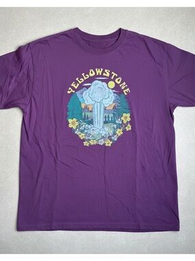 Yellowstone Maroon Graphic Short Sleeve Tee